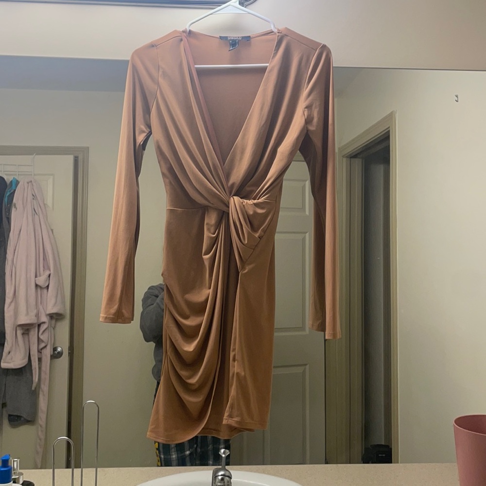 Cute brown dress